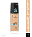 Maybelline New York Fit Me Matte+Poreless 16H Oil Control Foundation With SPF 22 PA++ (30ml)