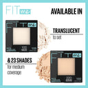 Maybelline New York Fit Me Matte + Poreless Pressed Powder, Lightweight (8.5gms)