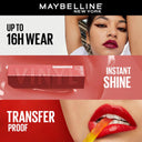 Maybelline New York Super Stay Vinyl Ink Liquid Lipstick, Instant Shine Lasts Up To 16Hrs (4.2ml)