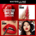Maybelline New York Super Stay Vinyl Ink Liquid Lipstick, Instant Shine Lasts Up To 16Hrs (4.2ml)