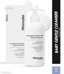 Minimalist Baby Ceramide & Vitamin B5 Delicate Cleanser - Tear Free Gentle Wash With PH 5.5 (400ml)