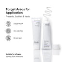 Shop Minimalist Baby Zinc Oxide + B5 Healing Ointment - Rash Cream - Pediatrician Approved (50ml) Online in India Chennai Tamil Nadu / Review