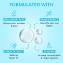 Mirabelle Hyaluronic Korean Face Sheet Mask For Anti-Aging | Hydration