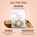 Mirabelle Cosmetics Korea Oatmeal Facial Sheet Mask (Pack of 1)