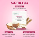 Shop Mirabelle Cosmetics Korea Rice Water Facial Sheet Mask (Pack of 1) Online in India Chennai Tamil Nadu / Review