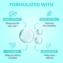 Buy Mirabelle Cosmetics Korea Snail Facial Sheet Mask (Pack of 1) Online in India