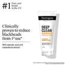 Neutrogena Deep Clean Blackhead Eliminating Face Scrub & Exfoliator with 0.5% Salicylic Acid (100gm)