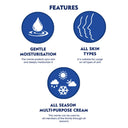 NIVEA Cr√®me, Multi-Purpose Moisturizer, Protective Skin Care Cream for Men, Women & Family