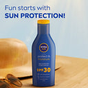 NIVEA Sunscreen with SPF 30, Vit E, PA+++, UVA & UVB protection- INSTANT & WATERPROOF (face & body)