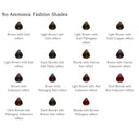 Godrej Professional No Ammonia Cream Hair Color Fashion Shadess Shade card