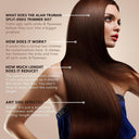  fly-away and stray hair | Two arms construction like a hair straightener for ease of use and convenience