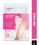 O3+ Pedi Bright Foot Socks Cream Mask