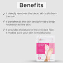 Buy O3+ Pedi Bright Foot Socks Cream Mask (40gm) Online in India