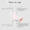 O3+ Pedi Bright Hand Gloves Cream Mask Instant Manicure (40gm)