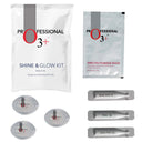 professional o3 Shine & glow facial kit how to use