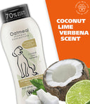 Wahl Oatmeal Shampoo for Dogs – 709 ml | Soothes and Moisturizes with Coconut, Lime & Verbena