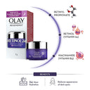 Olay Retinol 24 Night Moisturiser Renews & Resurfaces Skin No Redness Or Irritation Fragrance Free (8gm)
