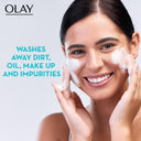 Olay Luminous Brightening Foaming Cleanser | Face Wash | Clear and Even Skin | With Glycerin | Normal