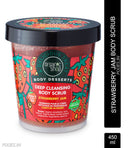 Organic Shop Body Desserts Deep Cleansing Body Scrub With Strawberry Jam (450ml)