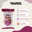 Pawpaya Eye Wipes 25 Wipes, 20 x 18 cm