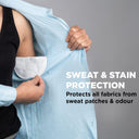 Disposable Underarm Sweat Pads - Folded