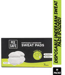 Pee Safe Disposable Underarm Sweat Pads (Folded) For Men & Women - Prevent Stains & Absorb Sweat (14pcs)
