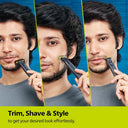 philips-oneblade-cordless-trimmer-3-length-settings-qp1424-10-charcoal-gray