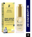 Pilgrim 24K Gold Facial Beauty Oil for Instant Natural Glow Anti Aging (20ml)