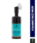 Pilgrim Jeju Volcanic Lava Foaming Face Wash with Brush for Acne Skin (120ml)