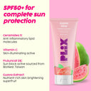 Buy PLIX SPF 50+ Guava Glow Invisible Sunscreen Gel For UV A