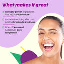 Shop Plix 0.5% Salicylic Acid Jamun Face Wash Cleanser For Active Acne & Oil Control