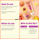 Shop Plix Peaches & Lemon Detan Bump Eraser Scrub (200gm) Online in India Chennai Tamil Nadu / Review