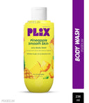 plix-pineapple-5-lactic-acid-body-wash-exfoliates-dry-rough-strawberry-skin-with-deep-cleansing-236ml