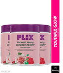 Plix Plant-Based Collagen Builder, Advanced Anti-Ageing Formula - Rose (200g)