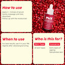Shop Plix Pomegranate Overnight Repair Dewy Serum for Ageless Glow With Ceramides Reduce Fine Lines (30ml) Online in India Chennai Tamil Nadu / Review