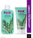 Plix Rosemary Anti Hairfall Regime Advanced Shampoo (200ml) & Conditioner (175ml) - Combo
