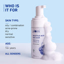 Shop Plum Salicylic Acid Foaming Face Wash With Fruit AHAs (110ml) Online in India Chennai Tamil Nadu / Review