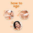 Plum Vitamin C Foaming Face Wash With Mandarin For Glowing Skin & Gentle Cleansing (110ml)