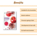 Buy Mirabelle Cosmetics Korea Pomegranate Mirabelle Facial Sheet Mask ( Pack of 1 ) Online in India