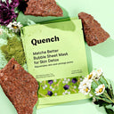 Shop Quench Botanics Matcha Better Bubble Sheet Mask For Skin Detox (21ml) Online in India Chennai Tamil Nadu / Review