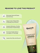 Buy Quench Dandruff Control Scalp Scrub with Tea Tree Extracts (200ml) Online in India