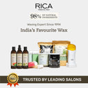 Rica White Chocolate Liposoluable Wax Refill For Dry Skin With Glyceryl Rosinate & Natural Beeswax (100ml)