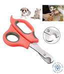 Sage Square Dog Nail Cutter Scissor – Multicolor, Stainless Steel Blades, Safety Stop, Ergonomic Handle for Large Dogs, Cats, Puppies & Kittens