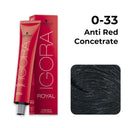 Buy Schwarzkopf Professional Igora Royal Permanent Color Creme (0-33 Anti Red Concetrate) Online in India