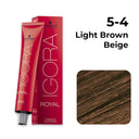Schwarzkopf Professional Igora Royal Permanent Color Creme (5-4 Light Brown Beige)