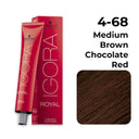Schwarzkopf Professional Igora Royal Permanent Color Creme (4-68 Medium Brown Chocolate Red)