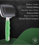 Wahl Self-Cleaning Slicker Brush – Large | Pet Combs & Brushes