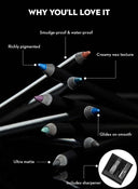 Sugar Stroke Of Genius Heavy Duty Kohl Kajal With Free Sharpener - 01 Back To Black (Black) (1.2g)