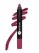 Buy SUGAR Matte As Hell Crayon Lipstick With Free Sharpener - 32 Miss Rosa (Dusky Rose) (2.8g) Online in India