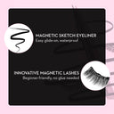 Sugar Maximeyes Drama Magnetic Eyelashes & Eyeliner - 02 Exceptional (3ml)